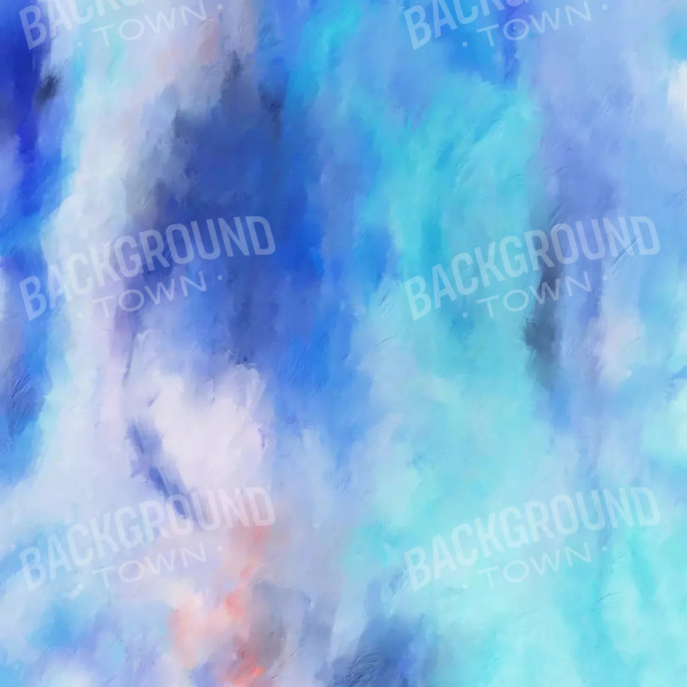Blue Abstract 8X8 Fleece ( 96 X Inch ) Backdrop