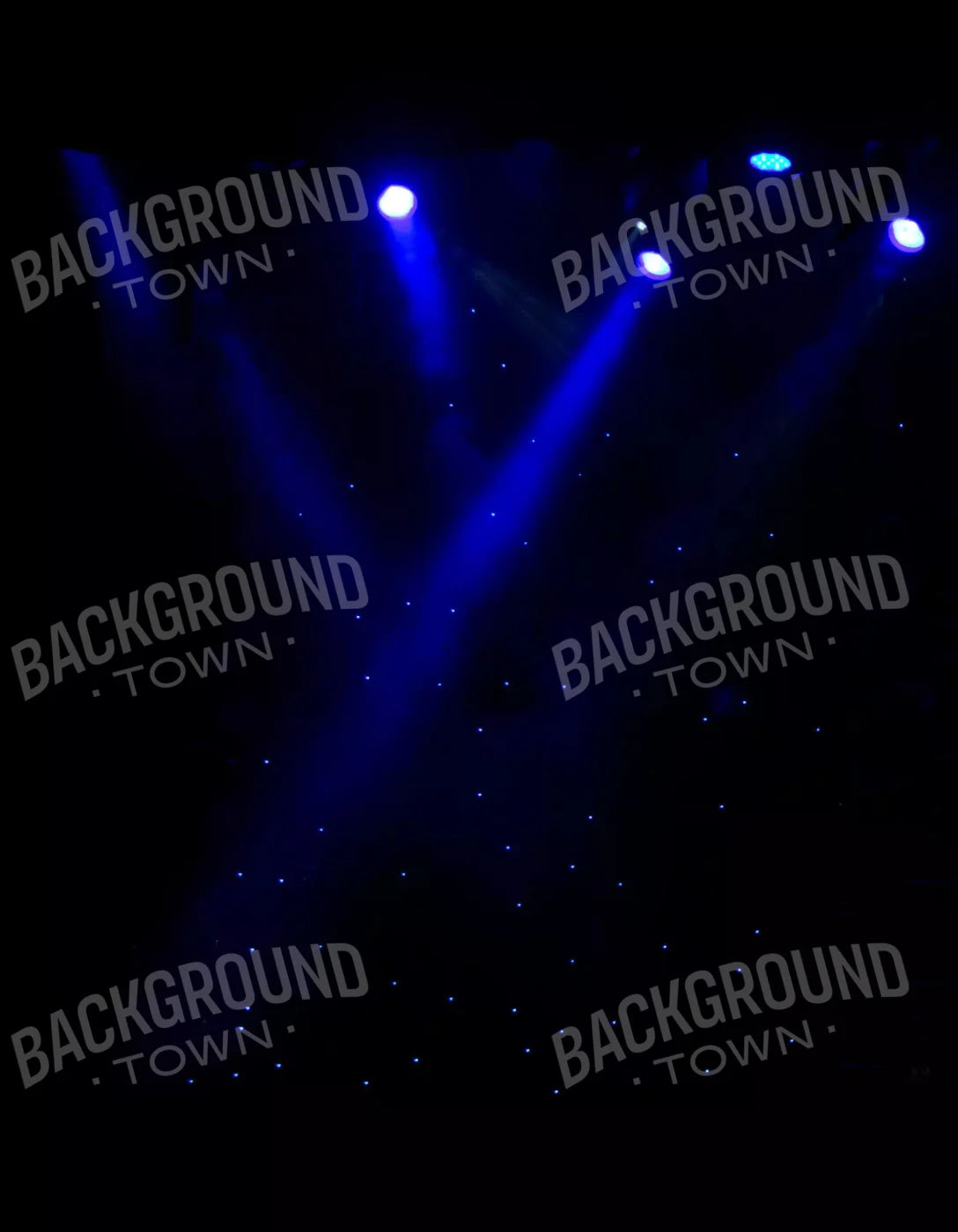 Blue Lights 6X8 Fleece ( 72 X 96 Inch ) Backdrop