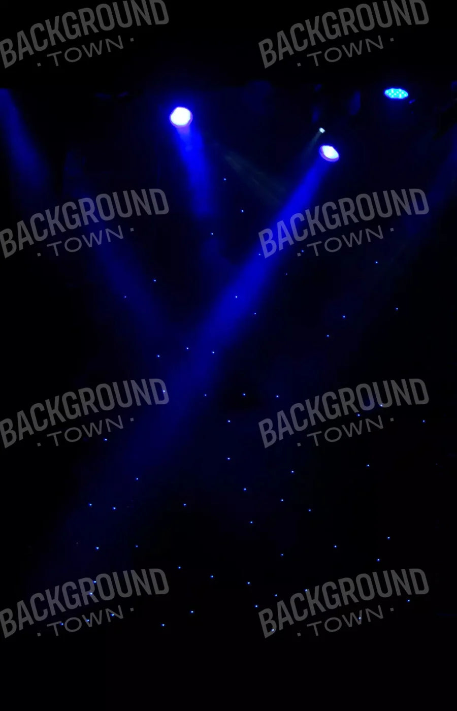 Blue Lights 8X12 Ultracloth ( 96 X 144 Inch ) Backdrop