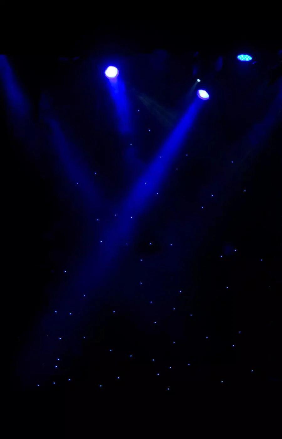 Blue Lights 8X12 Ultracloth ( 96 X 144 Inch ) Backdrop