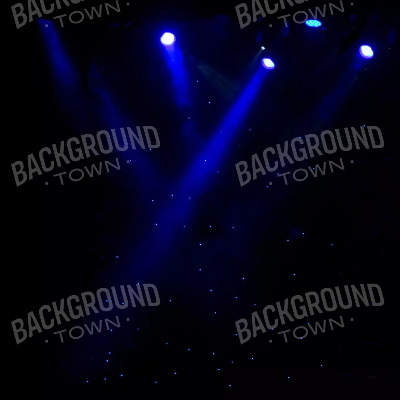 Blue Lights 8X8 Fleece ( 96 X Inch ) Backdrop