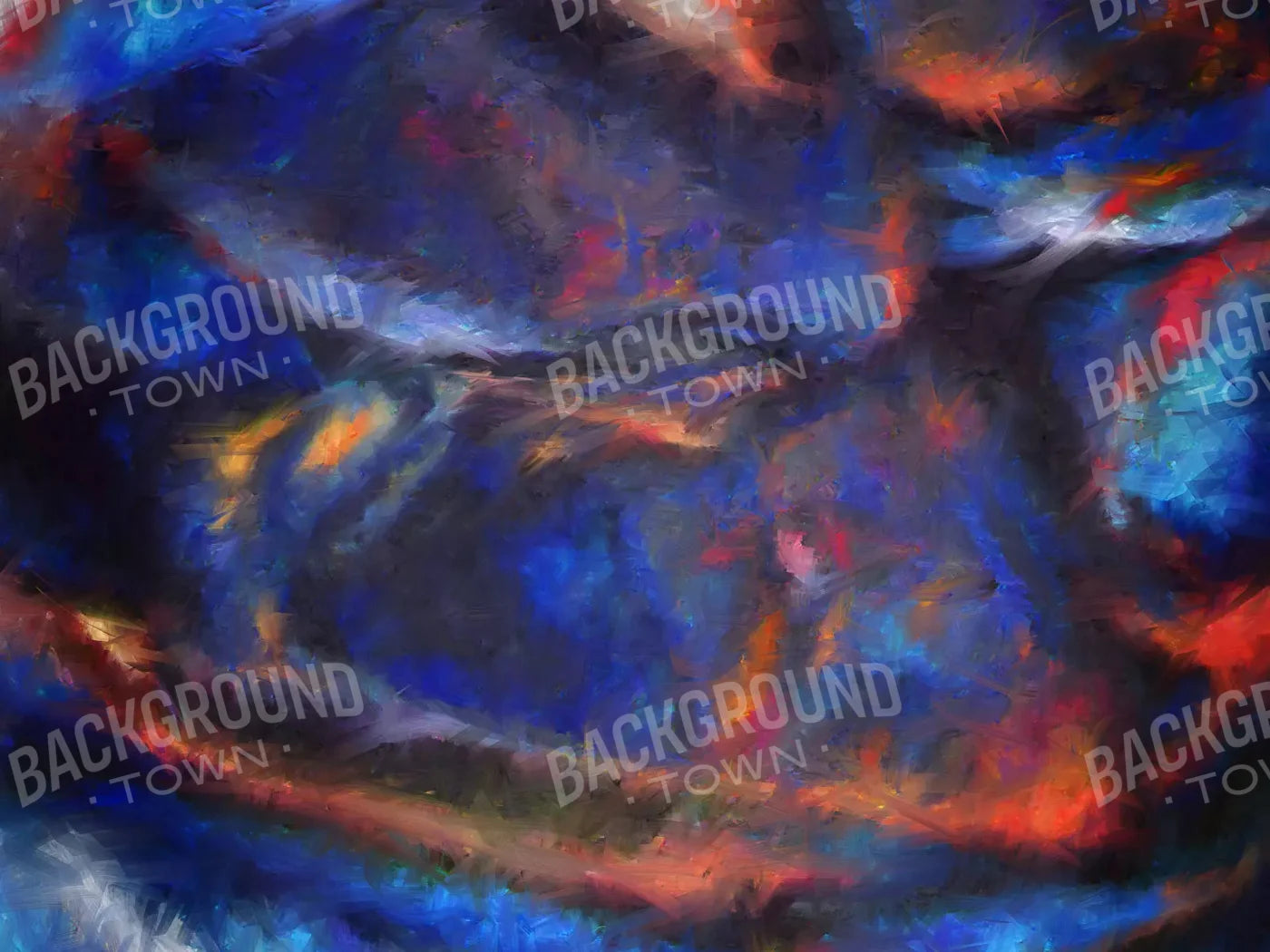 Blue Metal 10X8 Fleece ( 120 X 96 Inch ) Backdrop