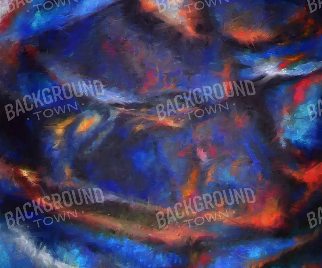 Blue Metal 5X42 Fleece ( 60 X 50 Inch ) Backdrop