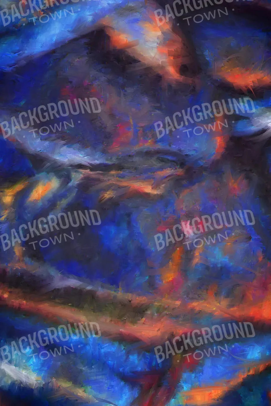 Blue Metal 5X8 Ultracloth ( 60 X 96 Inch ) Backdrop