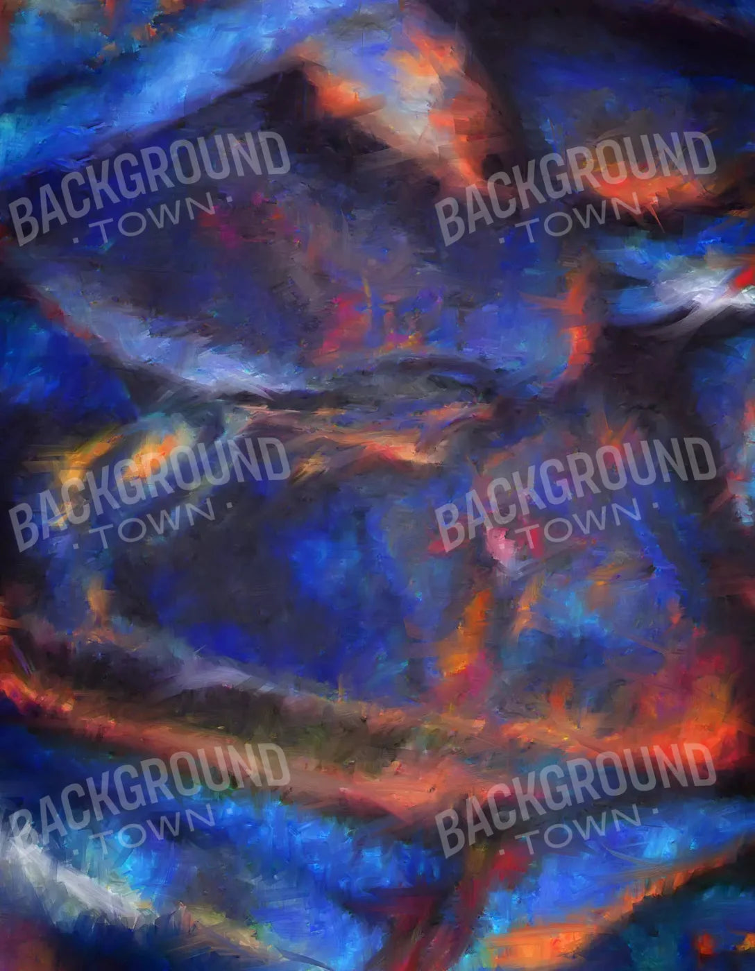 Blue Metal 6X8 Fleece ( 72 X 96 Inch ) Backdrop