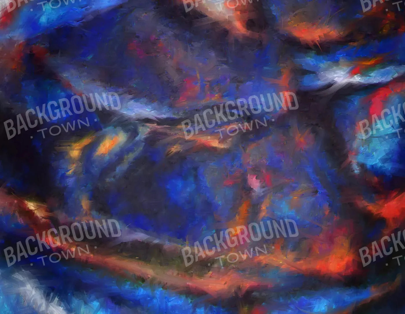 Blue Metal 8X6 Fleece ( 96 X 72 Inch ) Backdrop