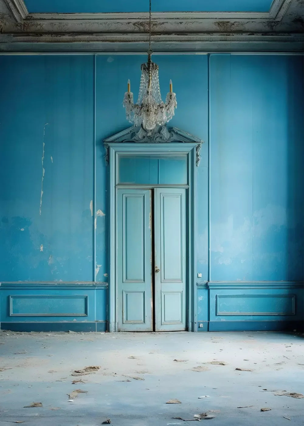 Blue Room 5X7 Ultracloth ( 60 X 84 Inch ) Backdrop