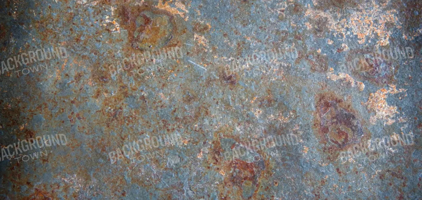 Blue Steel Floor 16X8 Ultracloth ( 192 X 96 Inch ) Backdrop