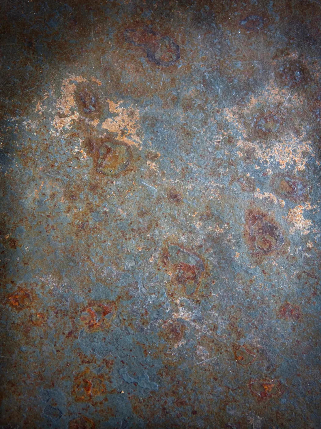 Blue Steel Floor 8X10 Fleece ( 96 X 120 Inch ) Backdrop