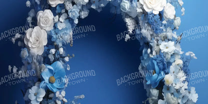 Blue Studio Floral Arch 20’X10’ Ultracloth (240 X 120 Inch) Backdrop