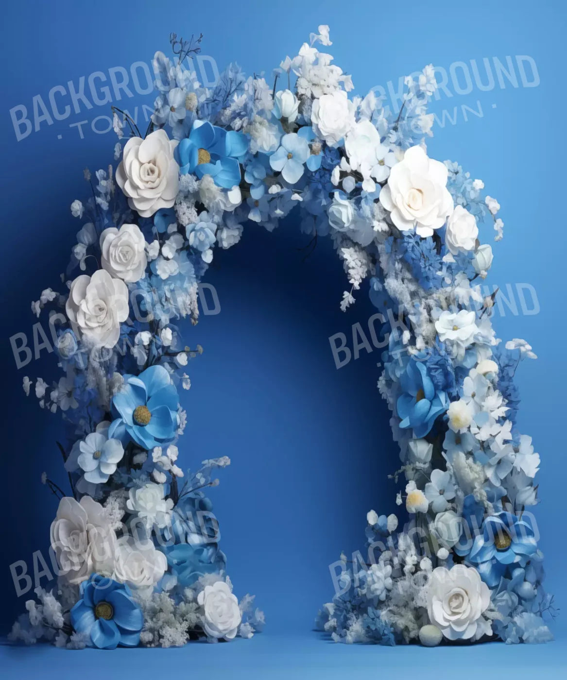 Blue, white Backdrop for Photography