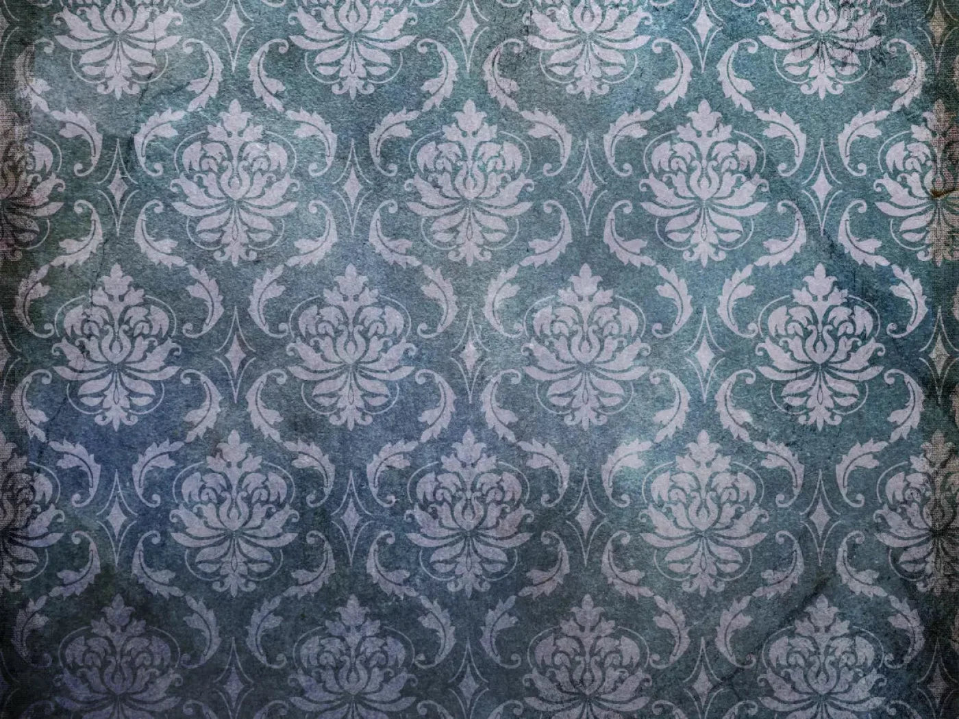 Blue Vintage 10X8 Fleece ( 120 X 96 Inch ) Backdrop