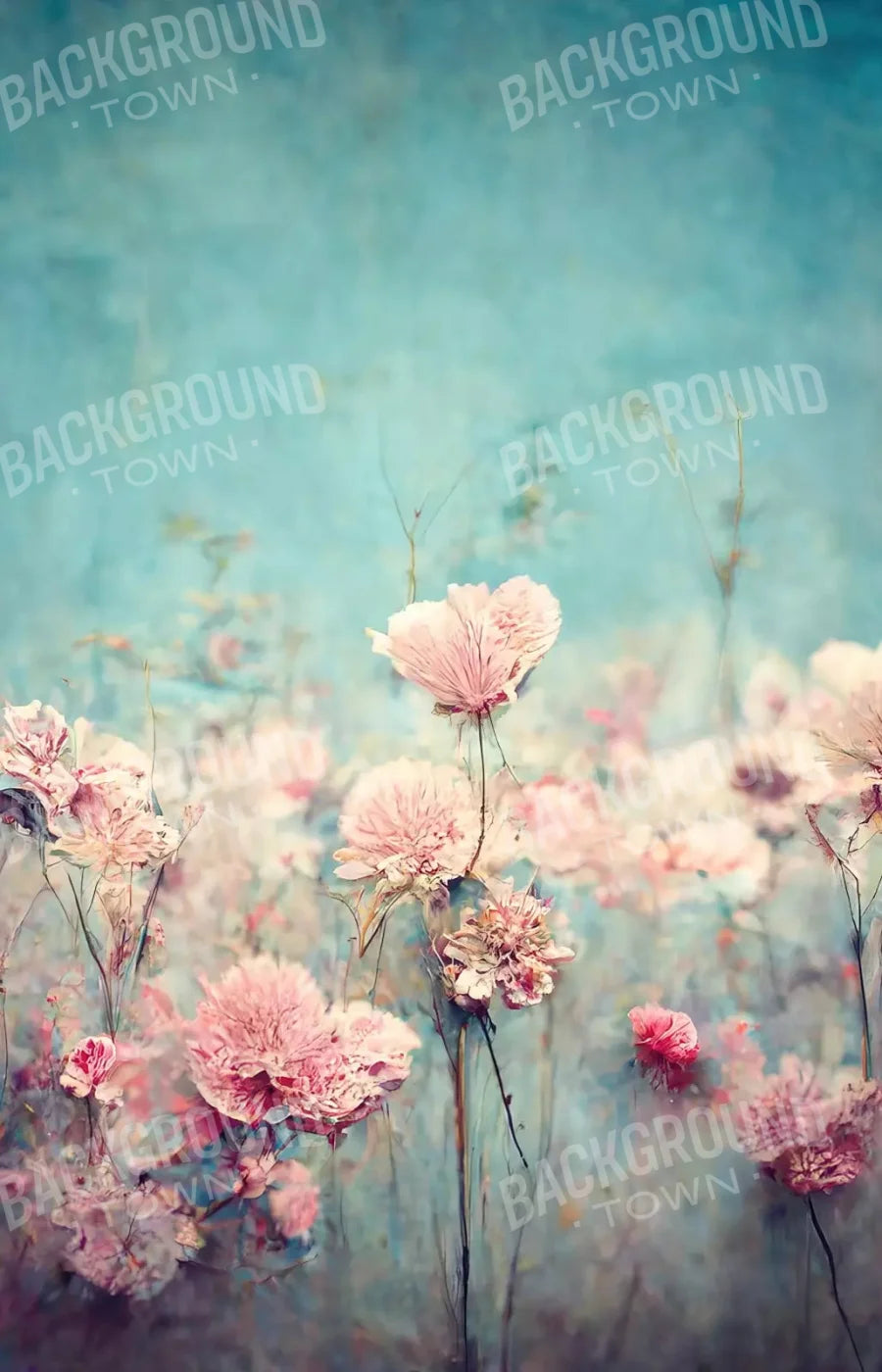 Blush Meadow 8X12 Ultracloth ( 96 X 144 Inch ) Backdrop