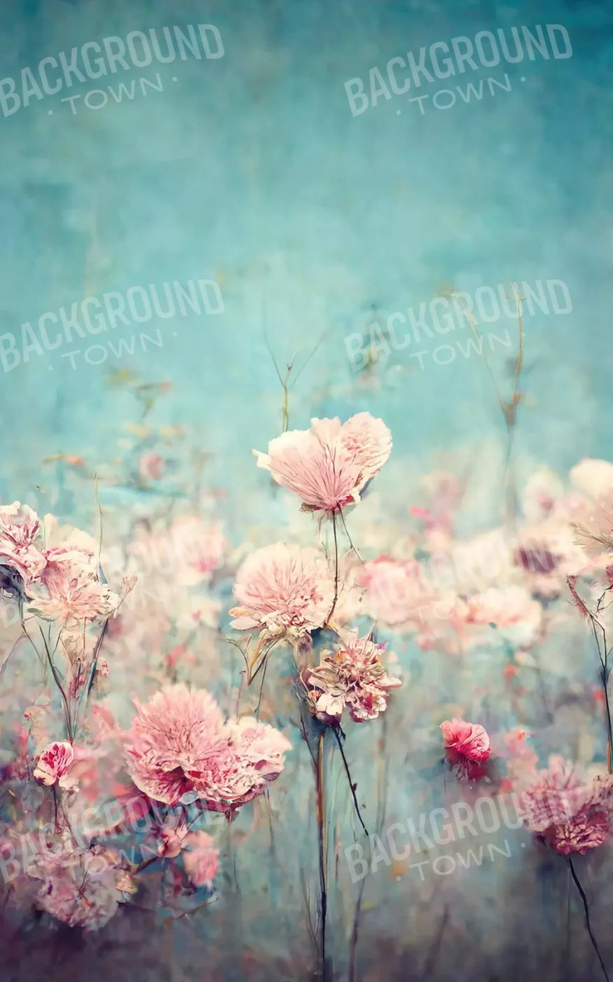 Blush Meadow 9X14 Ultracloth ( 108 X 168 Inch ) Backdrop