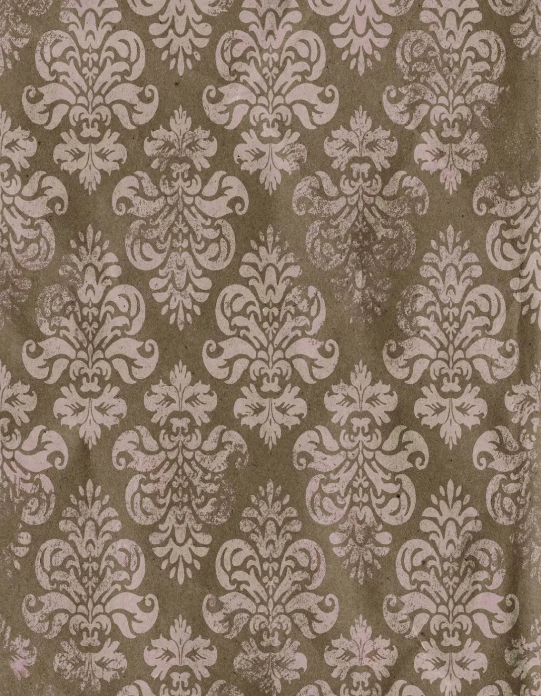 Blushing Damask 6X8 Fleece ( 72 X 96 Inch ) Backdrop