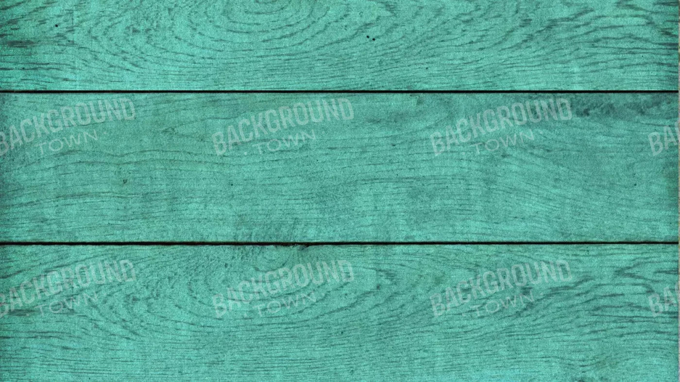 Boarded Teal 14X8 Ultracloth ( 168 X 96 Inch ) Backdrop