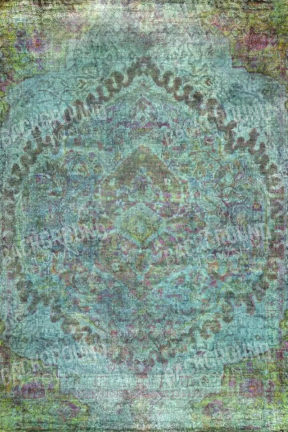 Boho Blues 5X8 Ultracloth ( 60 X 96 Inch ) Backdrop