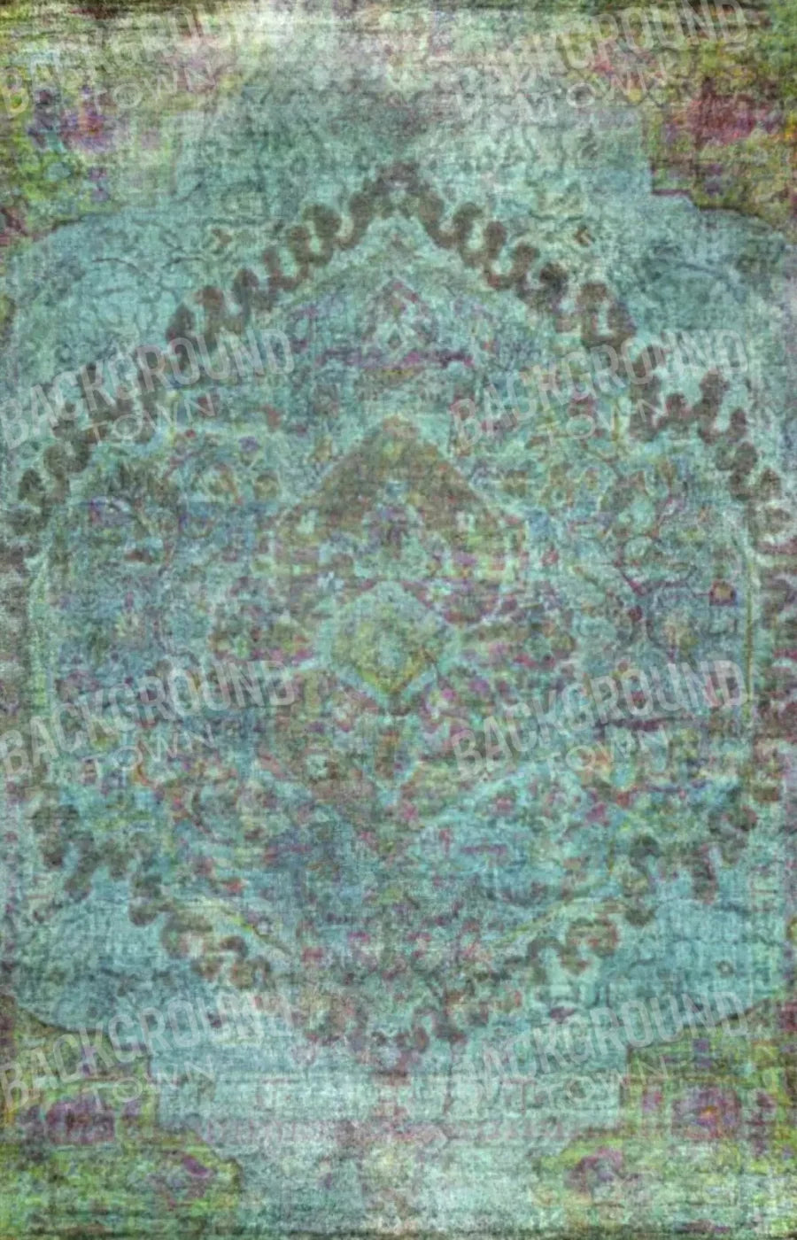 Boho Blues 8X12 Ultracloth ( 96 X 144 Inch ) Backdrop