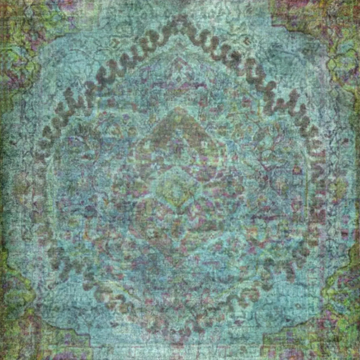Boho Blues 5X5 Rubbermat Floor ( 60 X Inch ) Backdrop