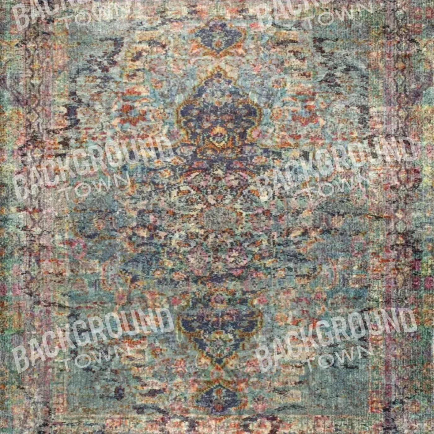 Boho Garden Rubbermat Floor 8X8 ( 96 X Inch )