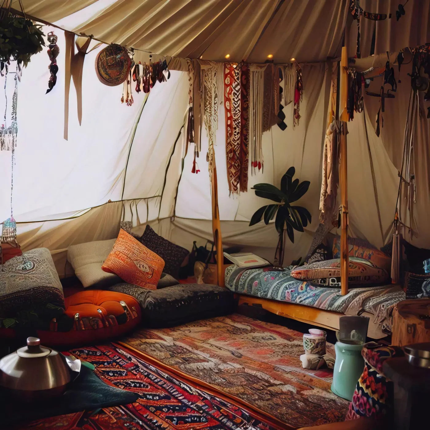 Boho Hut 10X10 Ultracloth ( 120 X Inch ) Backdrop