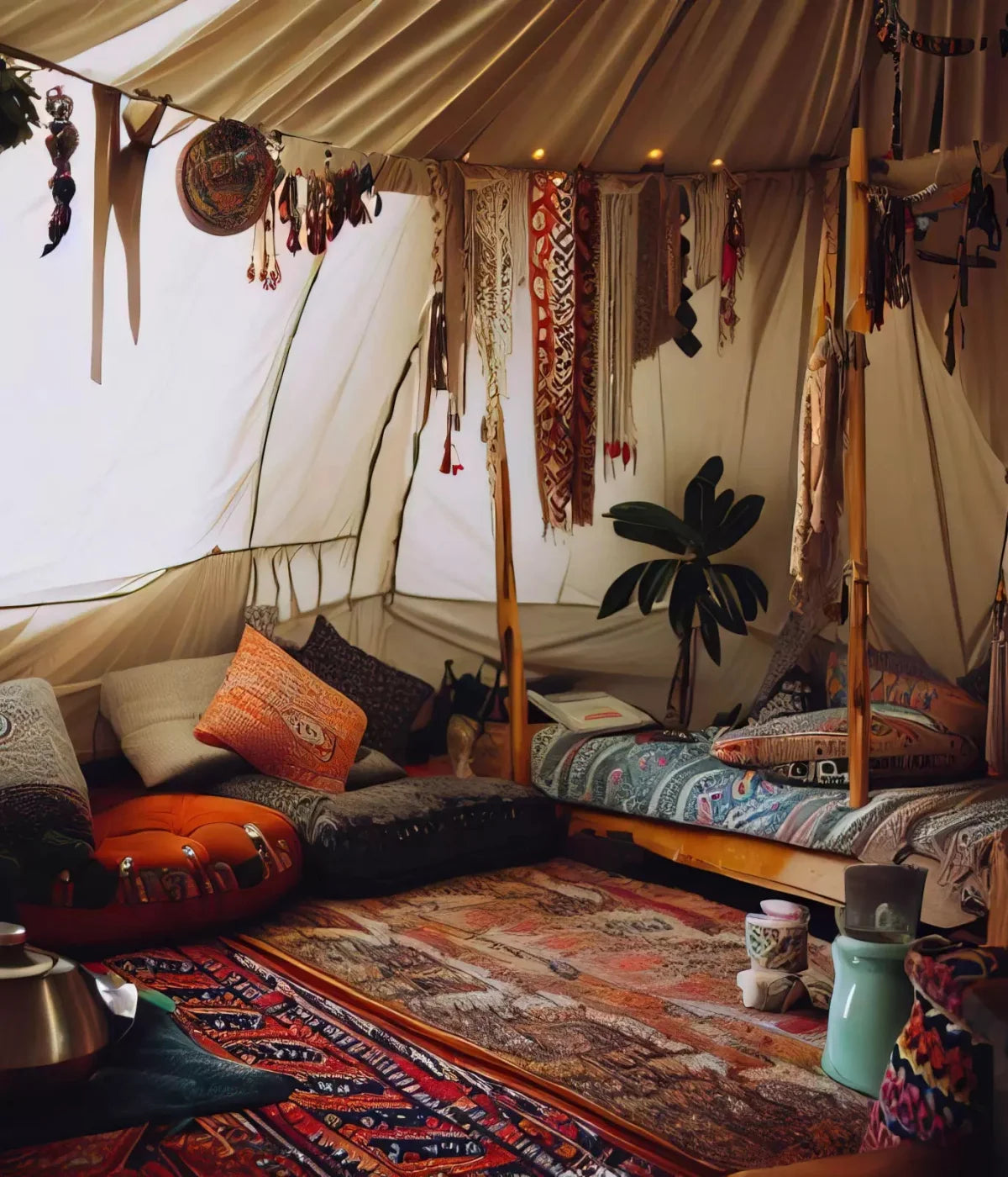 Boho Hut 10X12 Ultracloth ( 120 X 144 Inch ) Backdrop