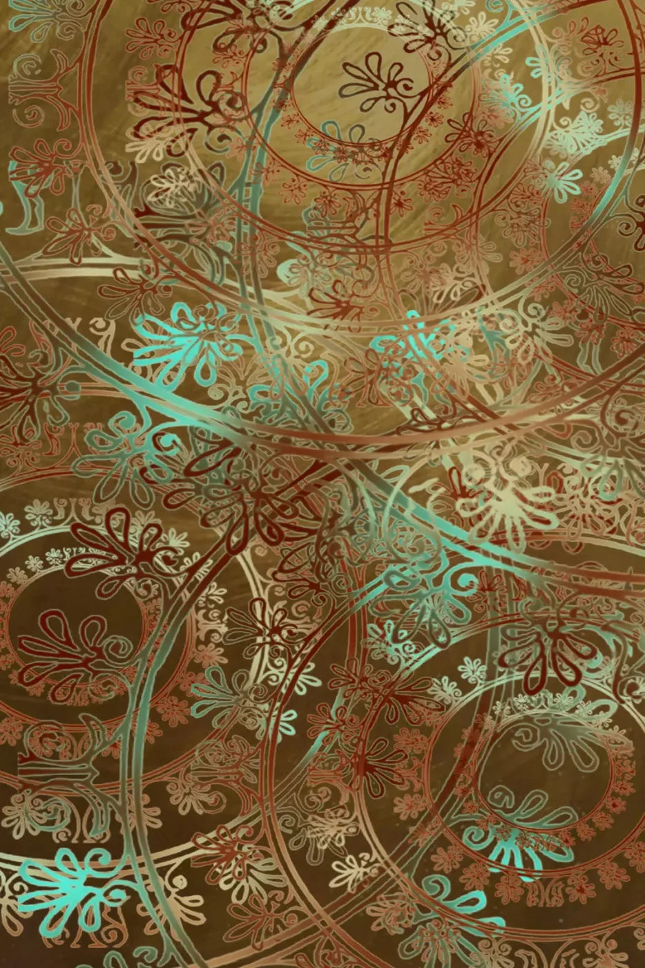 Boho Pinwheels 5X76 For Lvl Up Backdrop System ( 60 X 90 Inch )