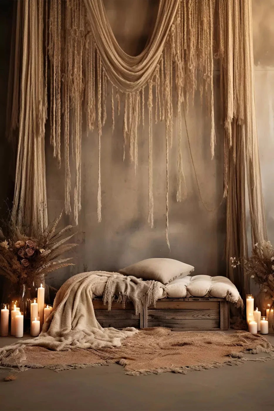 Boho Room Iv 5X8 Ultracloth ( 60 X 96 Inch ) Backdrop