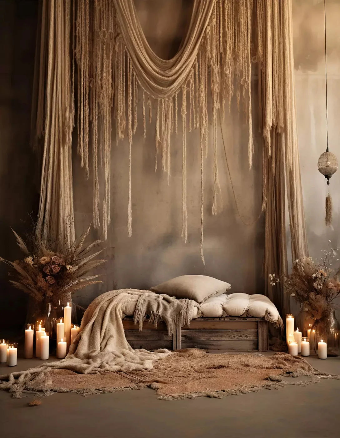 Boho Room Iv 6X8 Fleece ( 72 X 96 Inch ) Backdrop