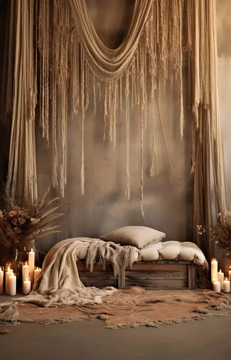 Boho Room Iv 8X12 Ultracloth ( 96 X 144 Inch ) Backdrop