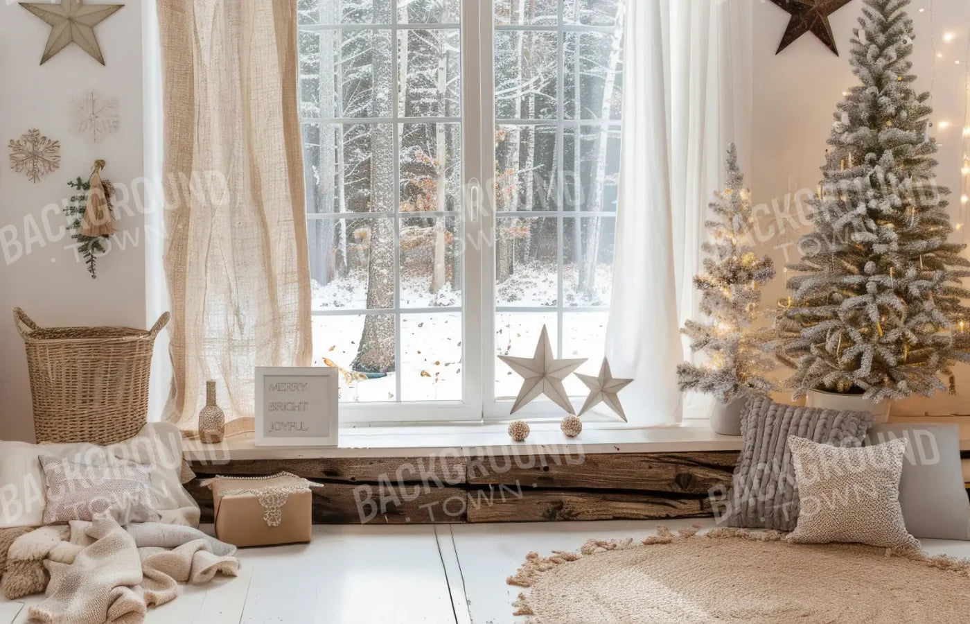 BohoChristmas 14’x9’ UltraCloth (168 x 108 inch) Backdrop