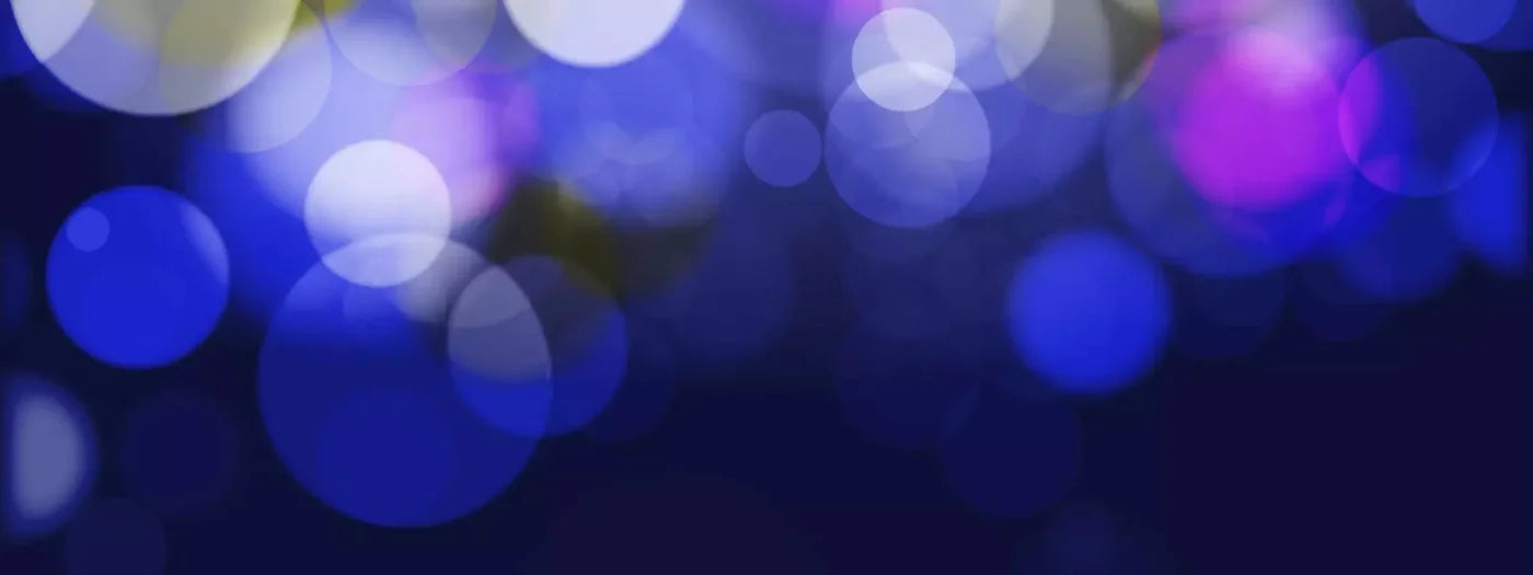Bokeh Blue 20X8 Ultracloth ( 240 X 96 Inch ) Backdrop