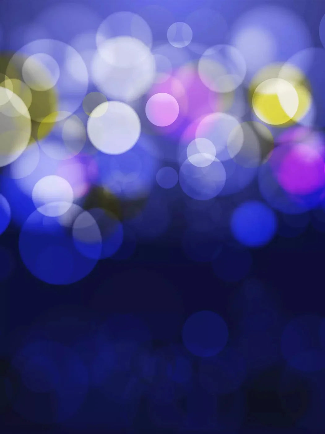Bokeh Blue 5X68 Fleece ( 60 X 80 Inch ) Backdrop