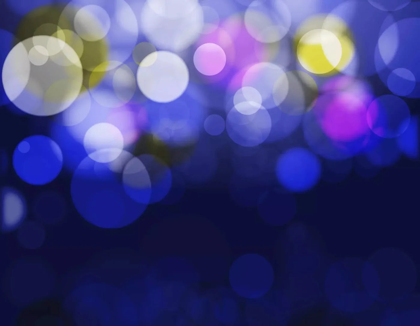 Bokeh Blue 8X6 Fleece ( 96 X 72 Inch ) Backdrop