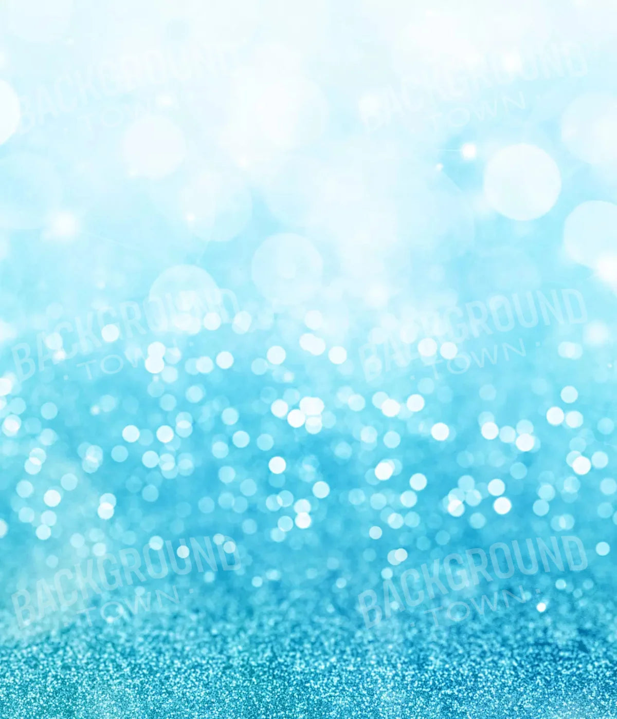 Bokeh Blue Sparkle 10X12 Ultracloth ( 120 X 144 Inch ) Backdrop