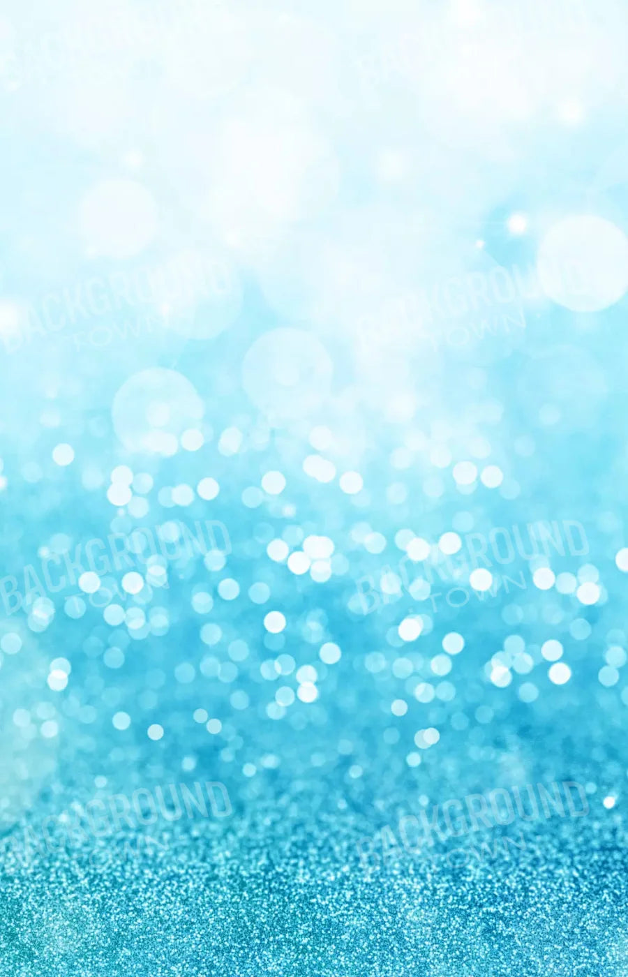 Bokeh Blue Sparkle 8X12 Ultracloth ( 96 X 144 Inch ) Backdrop