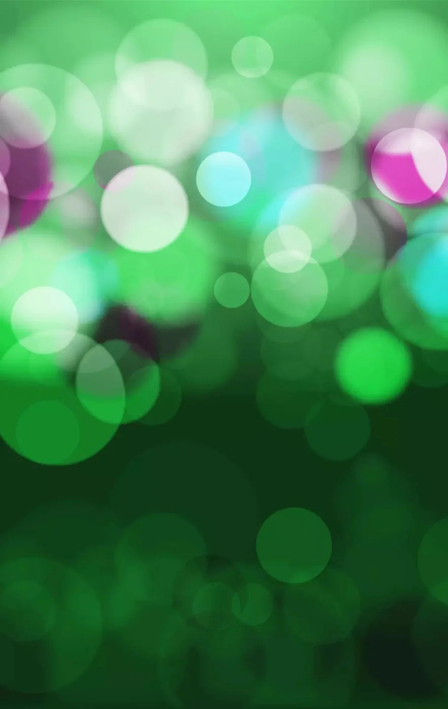 Bokeh Green 10X16 Ultracloth ( 120 X 192 Inch ) Backdrop