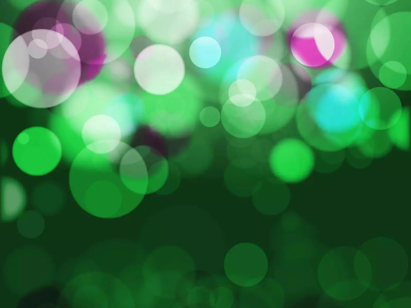 Bokeh Green 10X8 Fleece ( 120 X 96 Inch ) Backdrop