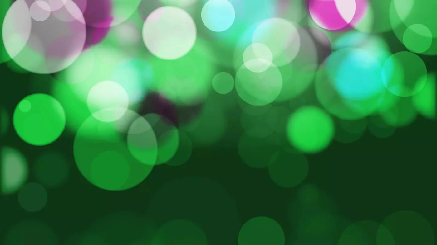 Bokeh Green 14X8 Ultracloth ( 168 X 96 Inch ) Backdrop