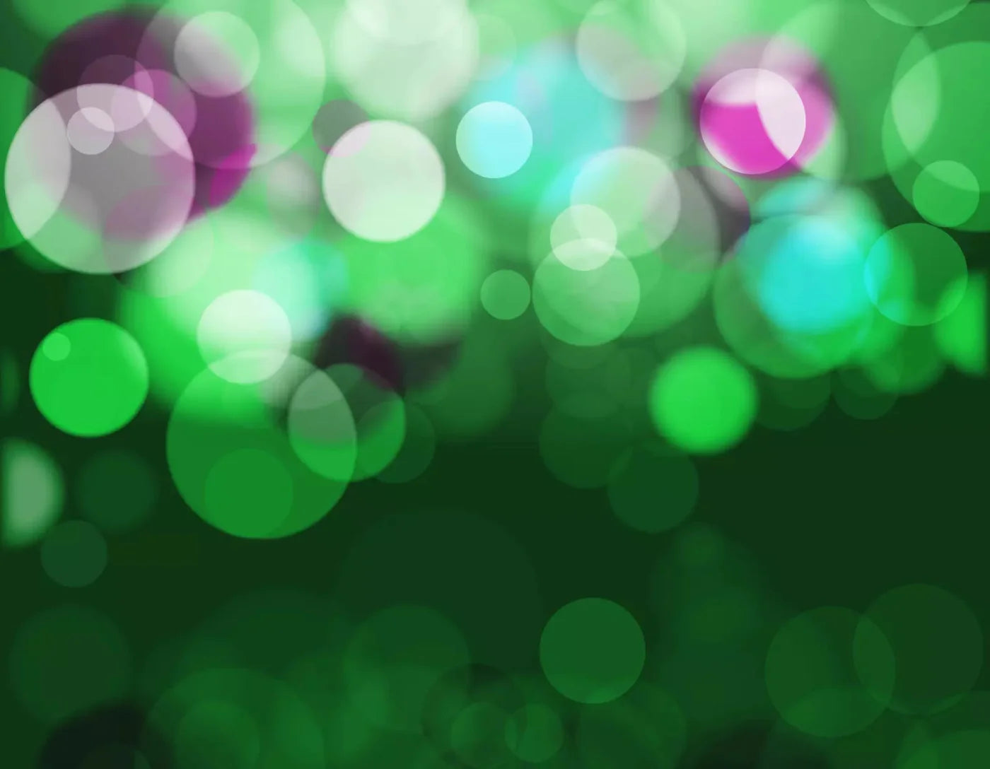 Bokeh Green 8X6 Fleece ( 96 X 72 Inch ) Backdrop