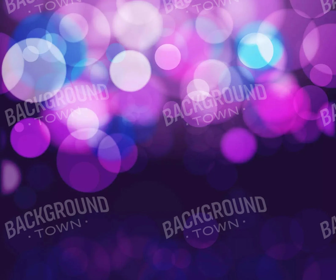 Bokeh Magic Blueberry 5X42 Fleece ( 60 X 50 Inch ) Backdrop