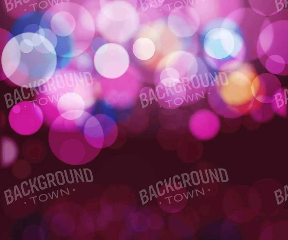 Bokeh Magic Plum 5X42 Fleece ( 60 X 50 Inch ) Backdrop