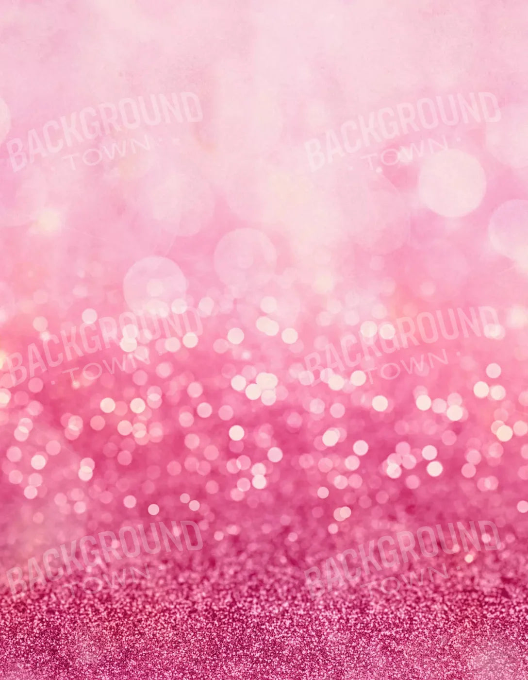 Bokeh Pink Sparkle 6X8 Fleece ( 72 X 96 Inch ) Backdrop