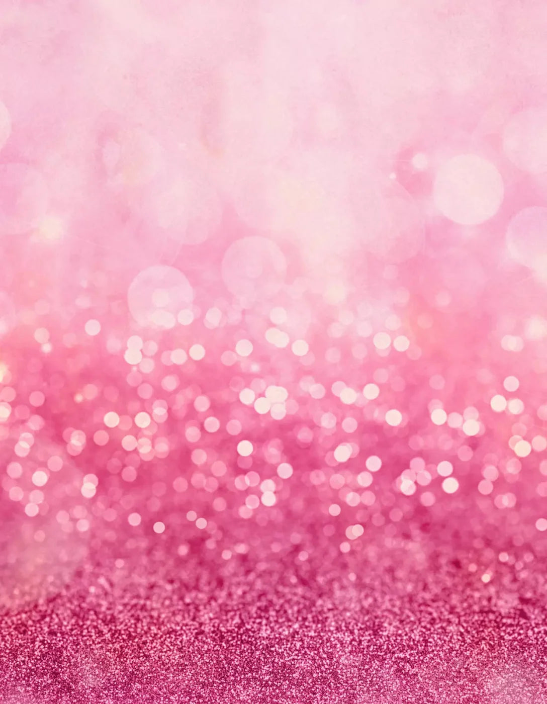 Bokeh Pink Sparkle 6X8 Fleece ( 72 X 96 Inch ) Backdrop
