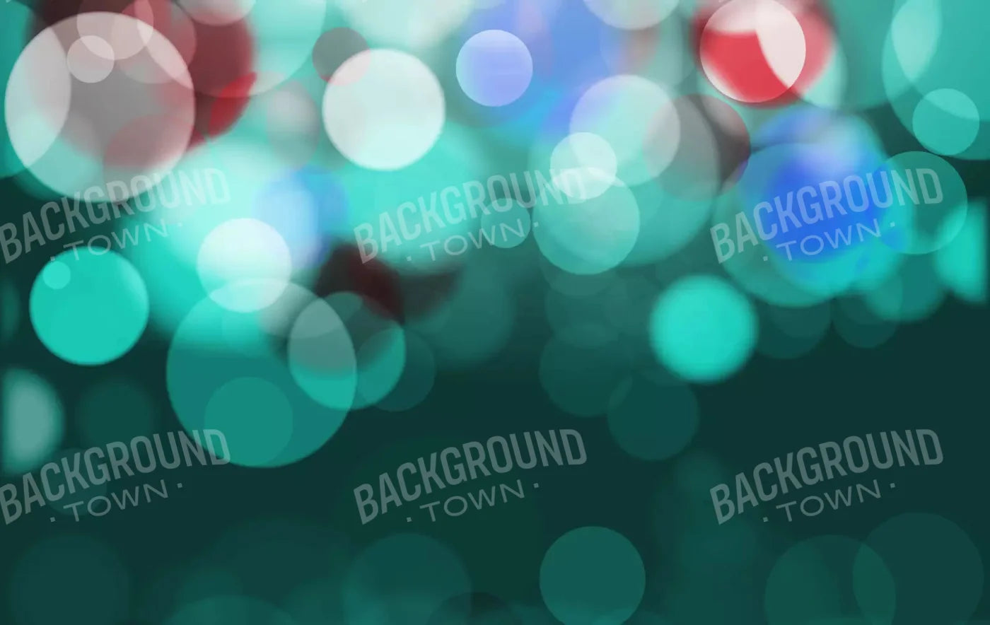Bokeh Turquoise 16X10 Ultracloth ( 192 X 120 Inch ) Backdrop