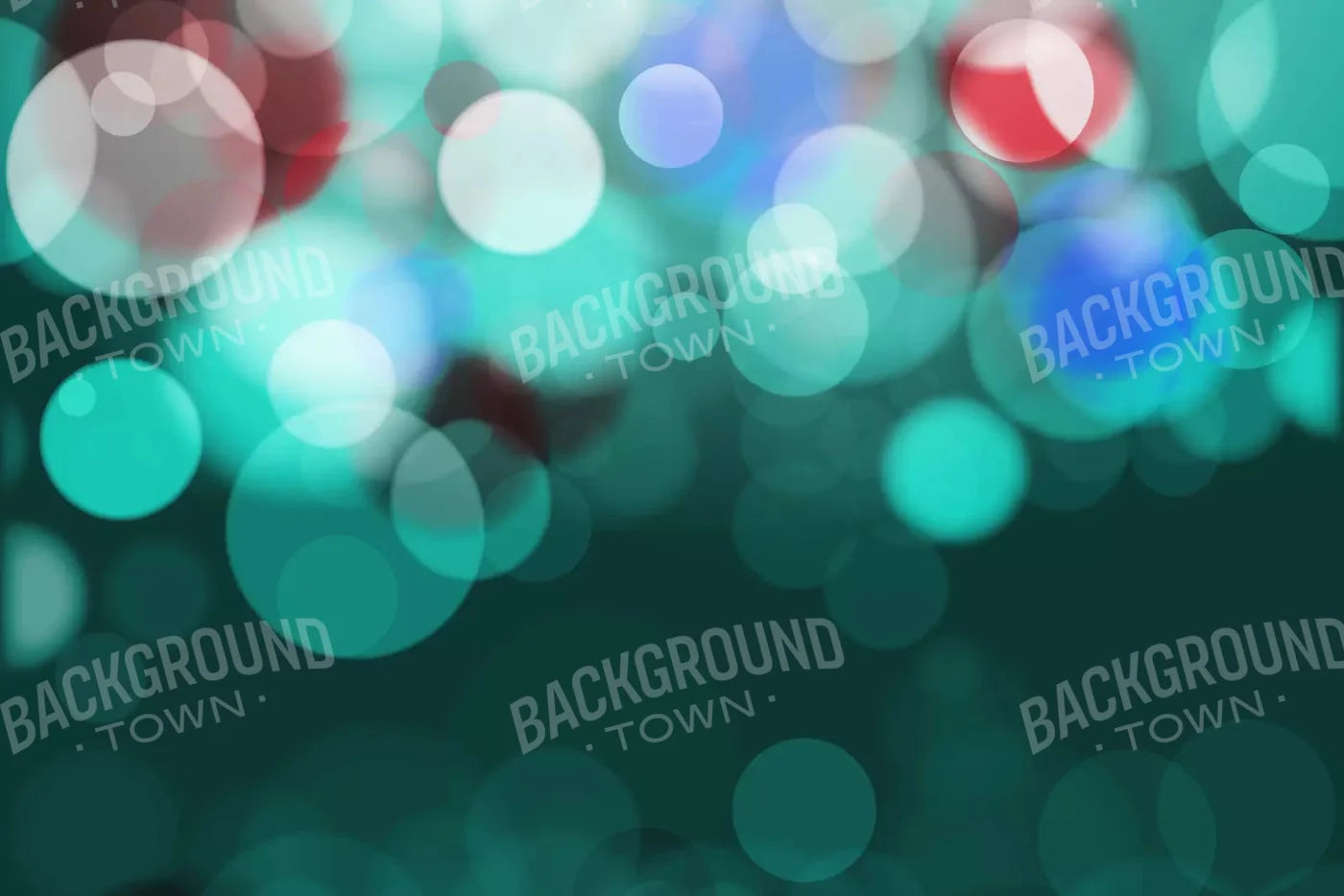 Bokeh Turquoise 8X5 Ultracloth ( 96 X 60 Inch ) Backdrop
