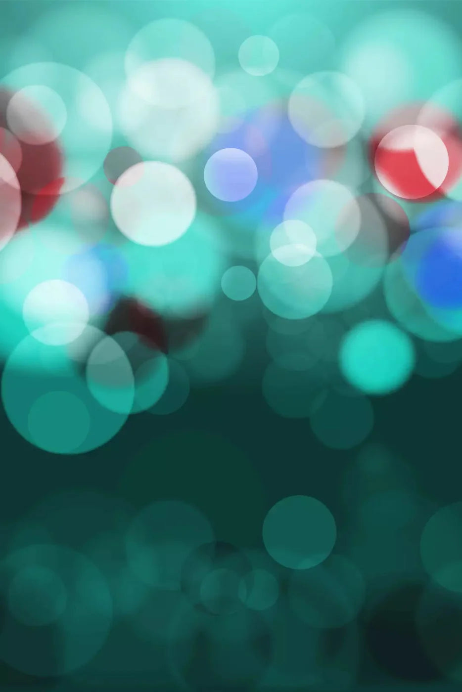 Bokeh Turquoise 5X76 For Lvl Up Backdrop System ( 60 X 90 Inch )