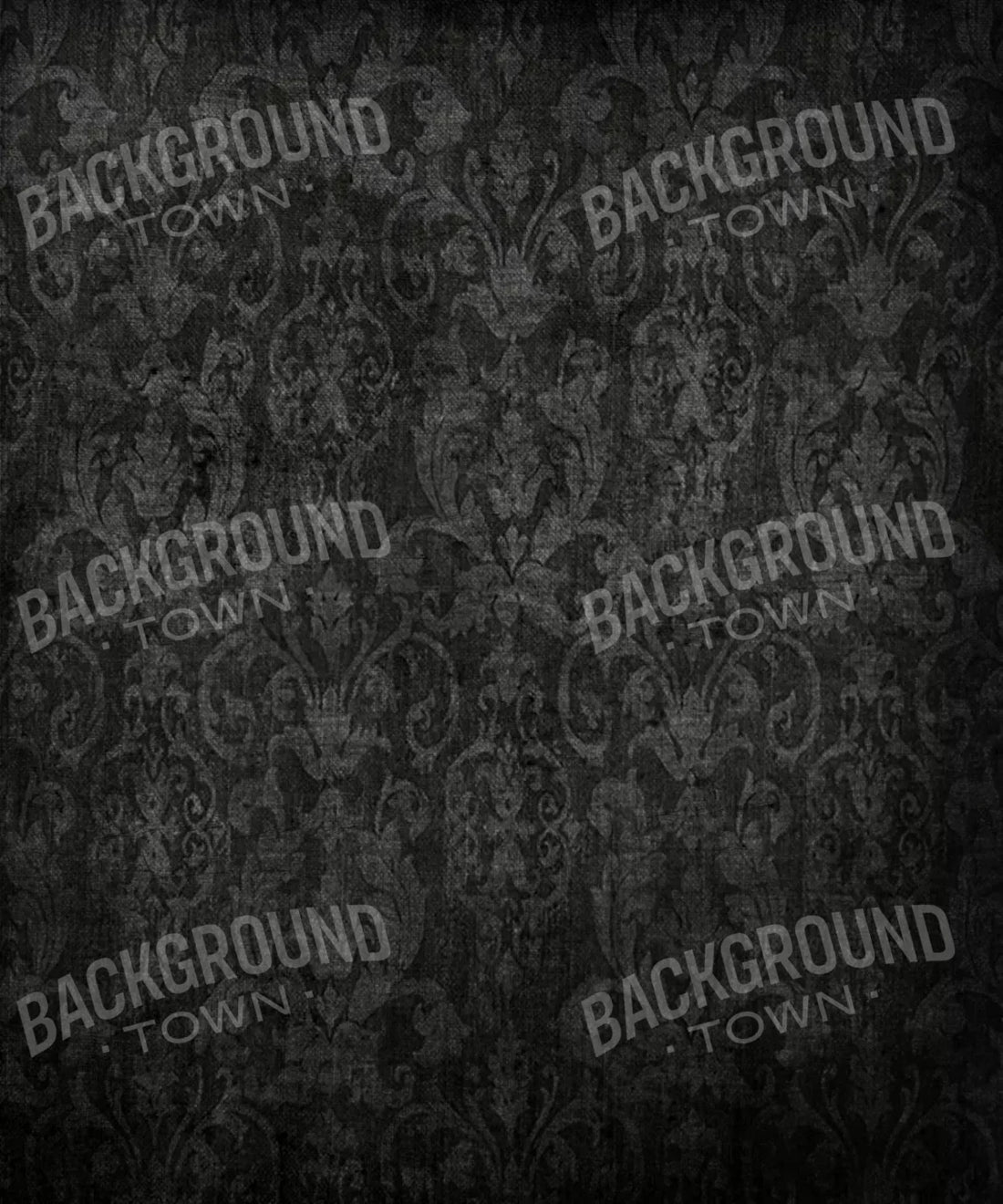 Black Damask Backdrop for Photography