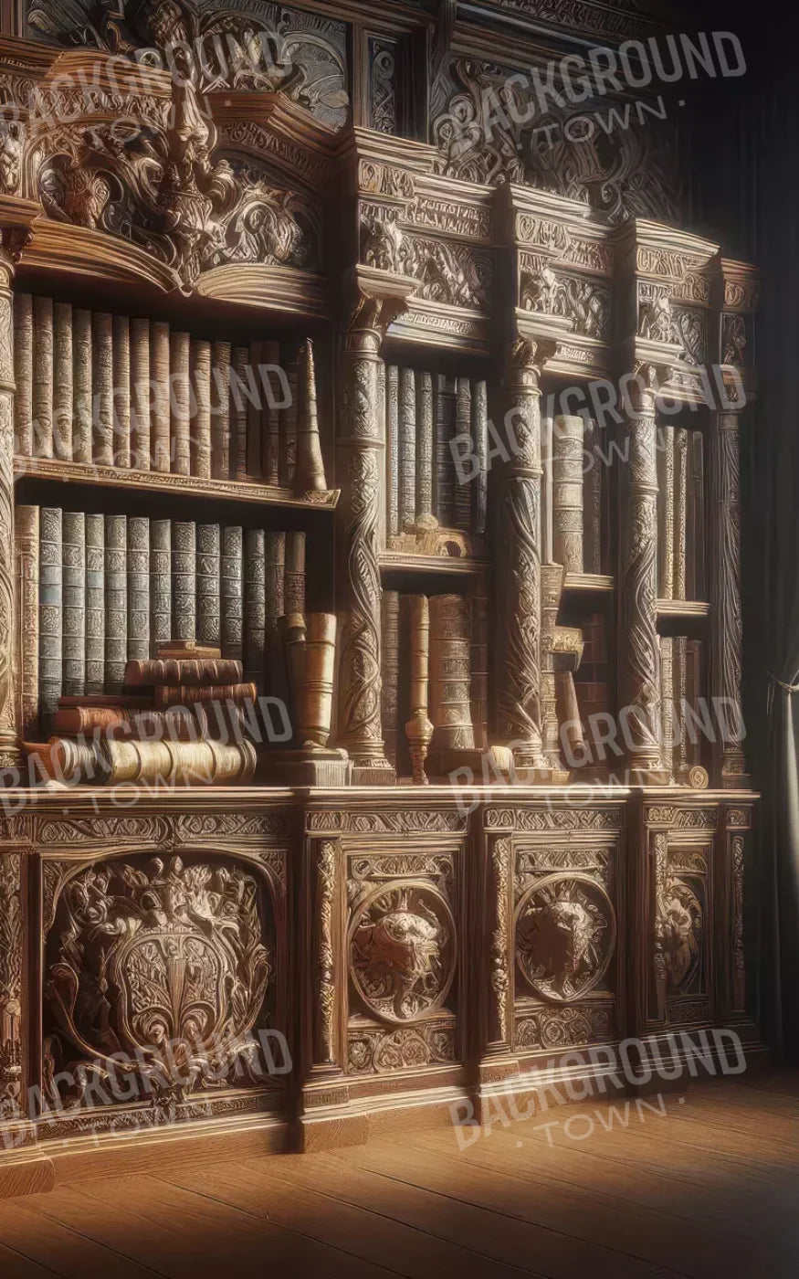Book Keeper Shelf 5’X8’ Ultracloth (60 X 96 Inch) Backdrop