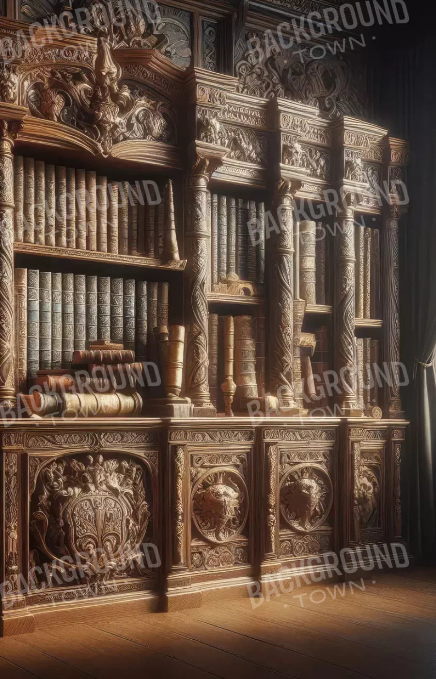 Book Keeper Shelf 9’X14’ Ultracloth (108 X 168 Inch) Backdrop